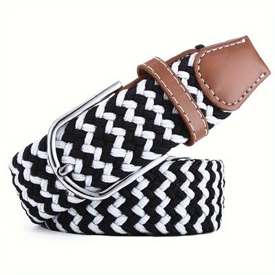 Men's Canvas Belt Women's Elastic Belt Korean Version Elastic Elastic Belt Golf Belt