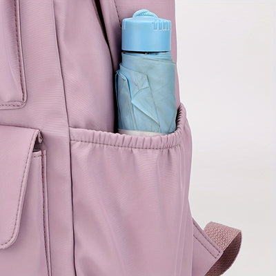 Stylish And Attractive Women'S Backpack in a Simple Korean Design, Perfect for And Versatile for Any Outfit. [Zipper Pull Direction Random]