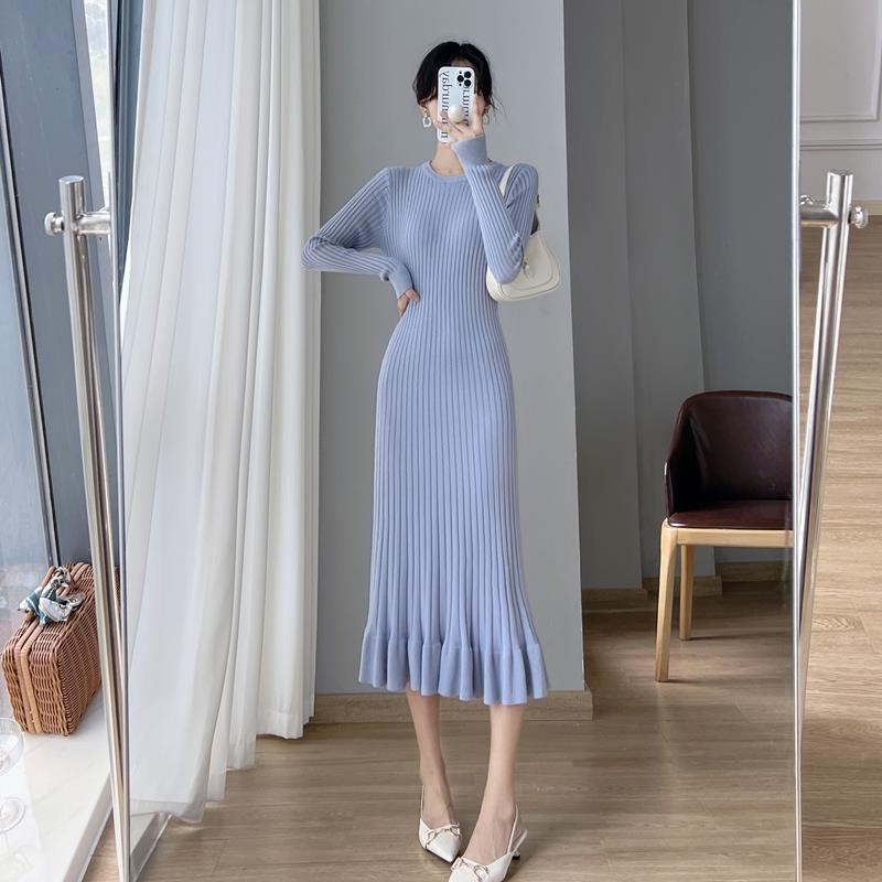 Women's Korean-style Fishtail Knitted Dress