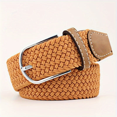 Men's Canvas Belt Women's Elastic Belt Korean Version Elastic Elastic Belt Golf Belt