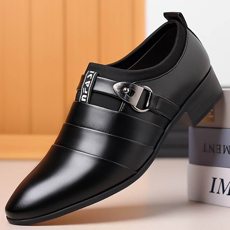 New Korean Version Men's Business Formal Shoes - Large Size Pointed Toe Casual Shoes 2024
