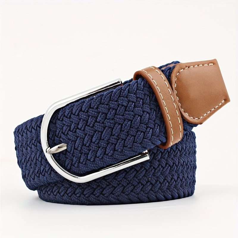 Men's Canvas Belt Women's Elastic Belt Korean Version Elastic Elastic Belt Golf Belt