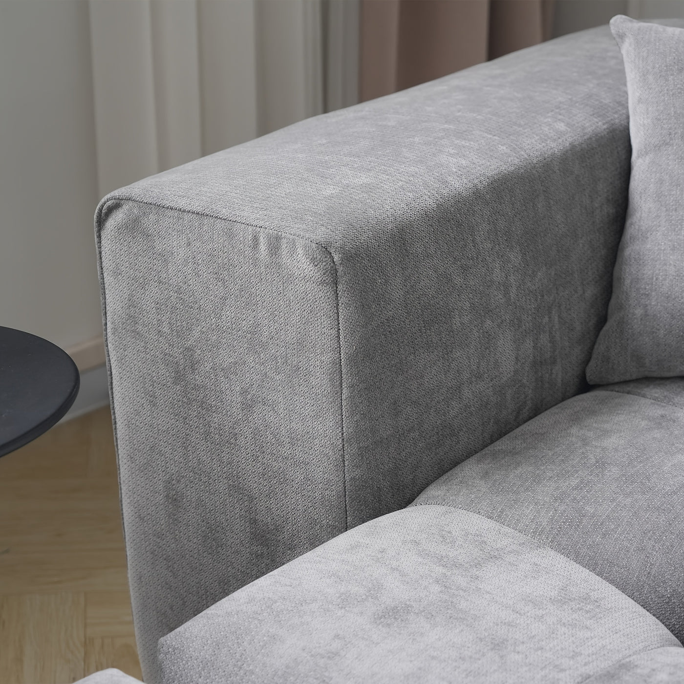 Modern 2-Seater Sectional Sofa - Modular Loveseat Couch with Cushioned Backrest, Space-Saving Sleeper Sofa for Small Apartments, Living Room, Bedroom, Office - Easy Assembly, No Tools Needed, Durable Fabric Upholstery - Ideal