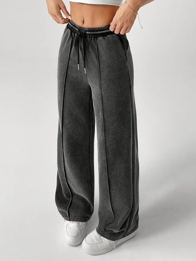 High-Waisted Wide-Leg Pants