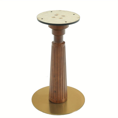 33.5" Round & Square Dining Table for 2-4 People(Only Table, Chair Not Included), Marble Meeting Room Table Multipurpose Conference Table with Soild Wood Base for Office