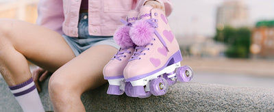 Classic Roller Skates For Women And Girl, High-top PU Leather Roller Skates With Light Up Wheels, The Best Halloween Gift For Roller Skating Beginners