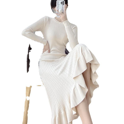 Women's Korean-style Fishtail Knitted Dress