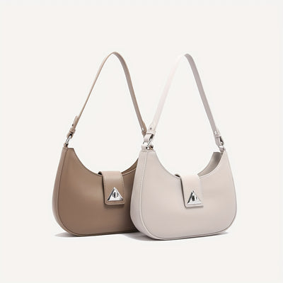 Korean High-end Texture Bag for Women, Fashionable And Versatile, Simple Single Shoulder Underarm Bag, Crescent Shaped Bag for Women