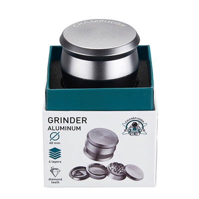 Champ High Grinder Grau – 4-teilig, 60 mm