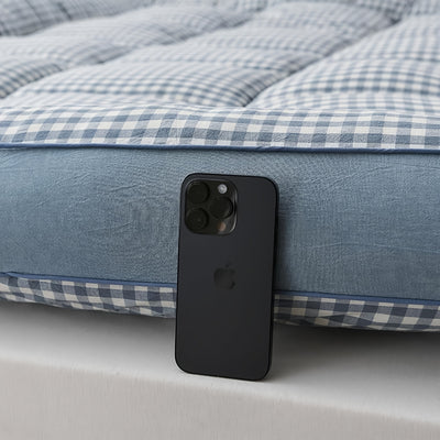 1200gsm Plaid Three-Dimensional Side Pad, Roll Up Sleeping Pad, Cool Mattress Mattress Floor Mattress, Roll Up Mattress Thick Folding Sleeping Pad Breathable Floor Futon Mattress Sofa Sleeping Pad Roll Up Mattress Pad Japanes