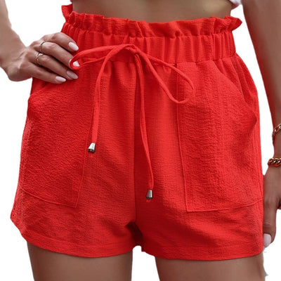 Women's Fungus Waist Slant Pockets Shorts