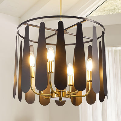 6-Light Island Lights For Kitchen, Farmhouse Dining Room Light Fixture, Rustic Foyer Lighting Fixtures, Modern Hanging Pendant Lights For Living Room, Bedroom, Entryway