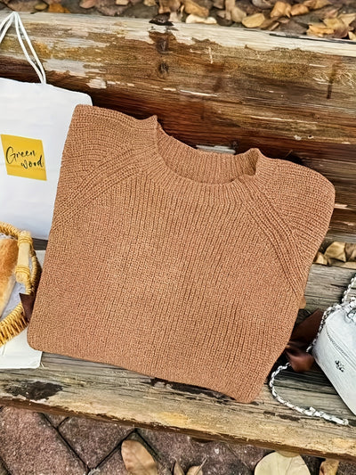 Oversized Sweater with Ruffled Bow Detail