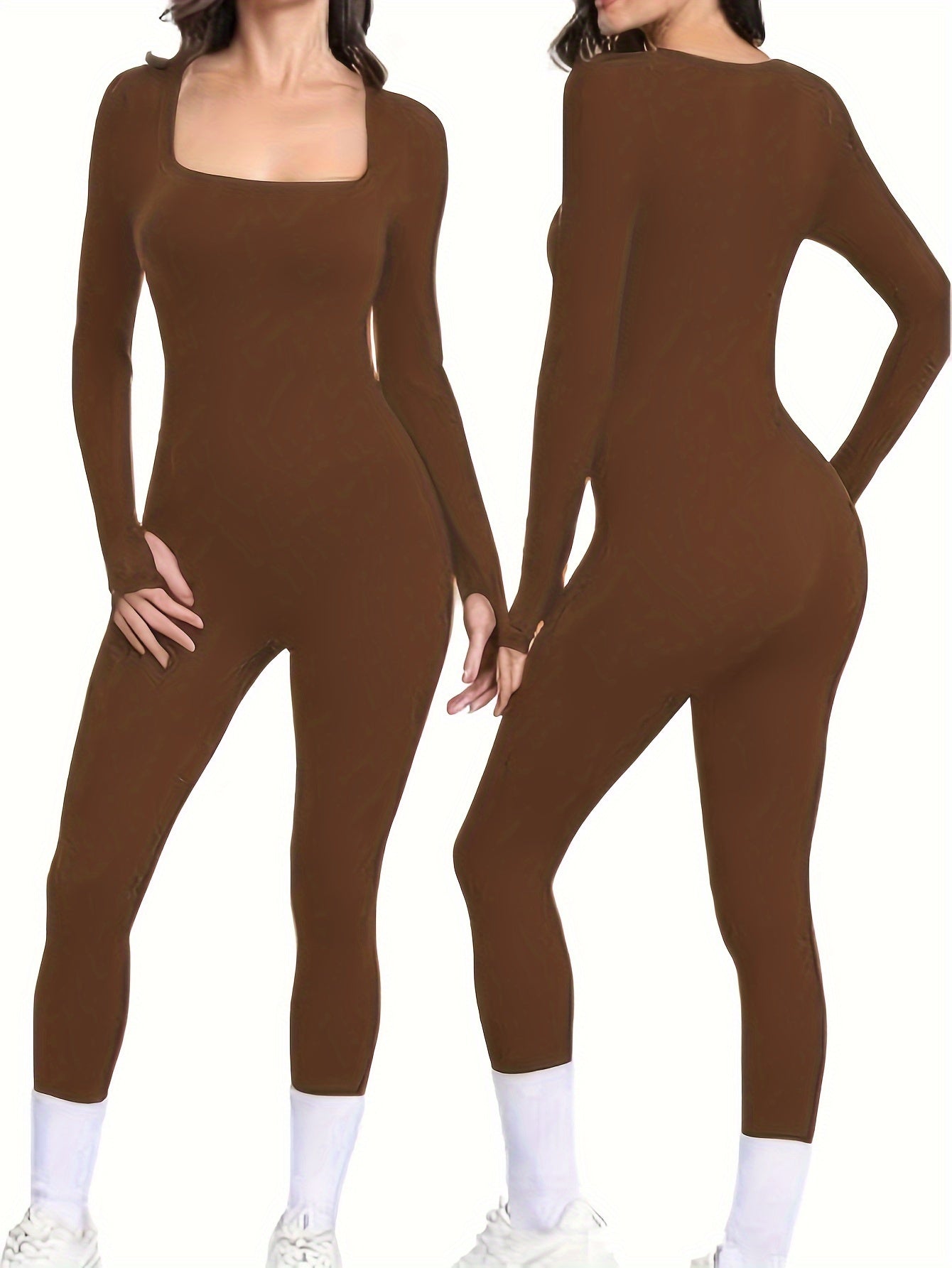 Seamless Long Sleeve Jumpsuit
