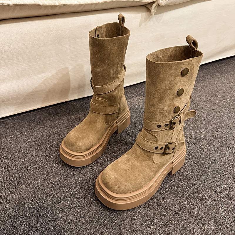 Casual Fashion Trendy Versatile Boots Extra Comfortable &X-001