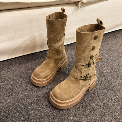 Casual Fashion Trendy Versatile Boots Extra Comfortable &X-001