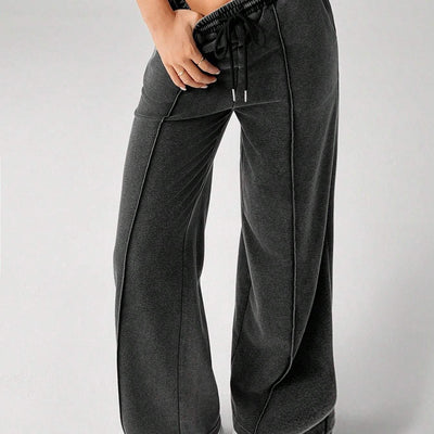 High-Waisted Wide-Leg Pants