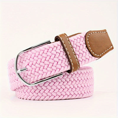 Men's Canvas Belt Women's Elastic Belt Korean Version Elastic Elastic Belt Golf Belt