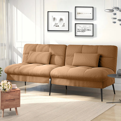 Fold-out Futon Cover Sofa Sleeper Sleeper Fits Corner Sofa 3-Seater Guest Sofa with Adjustable Backrest fabric