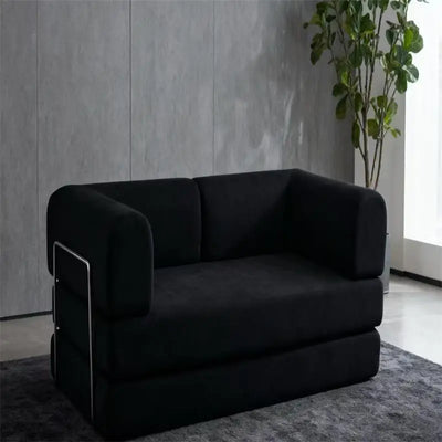 EU warehouse 2025 removable washed corduroy modular compression sofa 200 cm sleeper sofa bed bedroom furniture