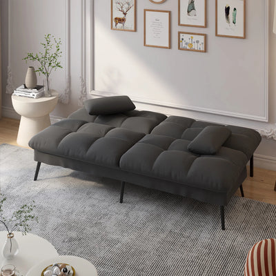 Fold-out Futon Cover Sofa Sleeper Sleeper Fits Corner Sofa 3-Seater Guest Sofa with Adjustable Backrest fabric
