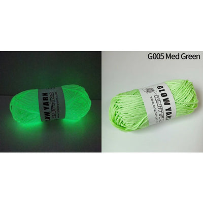50g Luminous Yarn Polyester Hand Knitting Luminous Yarn DIY Weave Glow In The Dark for Cardigan Scarf Suitable Knitting Tools