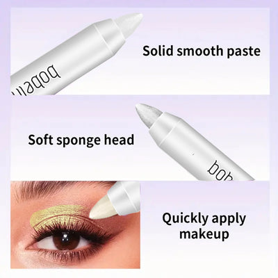 Highlight Eyeshadow Pencil – Waterproof, High-Pigment, Crease-Proof, Matte & Shimmer, One-Swipe Glow for Daily, Party makeup