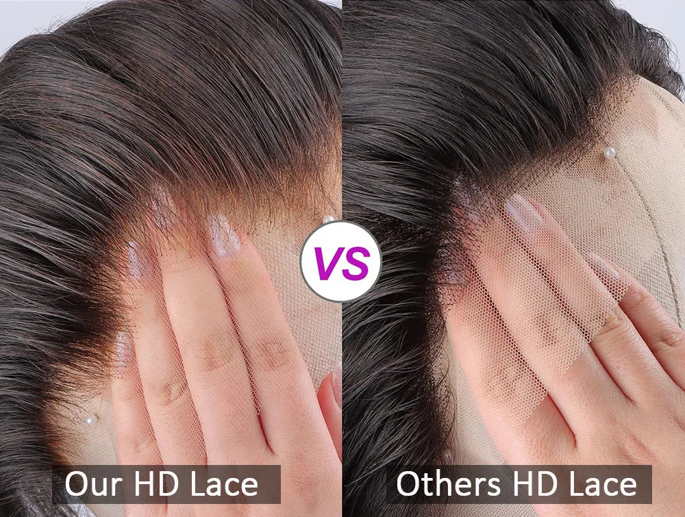 250 Density Invisible Strap 360 Full HD Lace Glueless Wig Deep Wave Frontal Wig 30 Inch Water Wave Lace Front Wigs Human Hair