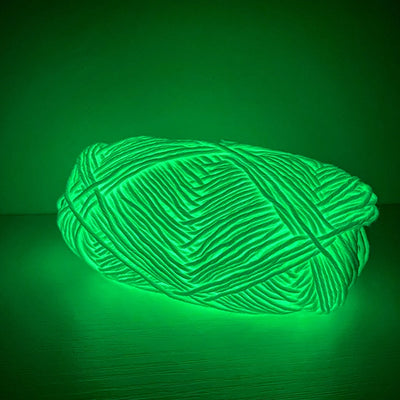 50g Luminous Yarn Polyester Hand Knitting Luminous Yarn DIY Weave Glow In The Dark for Cardigan Scarf Suitable Knitting Tools