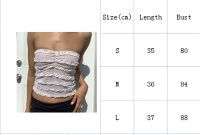 Xingqing y2k Off Shoulder Top Women Fairy Grunge Clothes Summer Sleeveless Lace Trim Patchwork Strapless Tshirt 2000s Streetwear