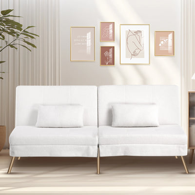 Fold-out Futon Cover Sofa Sleeper Sleeper Fits Corner Sofa 3-Seater Guest Sofa with Adjustable Backrest fabric