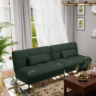 Fold-out Futon Cover Sofa Sleeper Sleeper Fits Corner Sofa 3-Seater Guest Sofa with Adjustable Backrest fabric