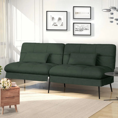 Fold-out Futon Cover Sofa Sleeper Sleeper Fits Corner Sofa 3-Seater Guest Sofa with Adjustable Backrest fabric