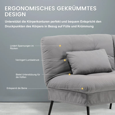 Fold-out Futon Cover Sofa Sleeper Sleeper Fits Corner Sofa 3-Seater Guest Sofa with Adjustable Backrest fabric