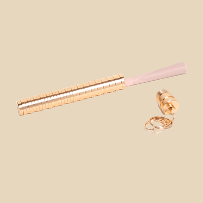 Carry Case Keychain - gold