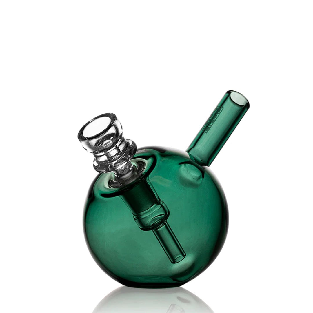 Spherical Pocket Bubbler - Lake Green