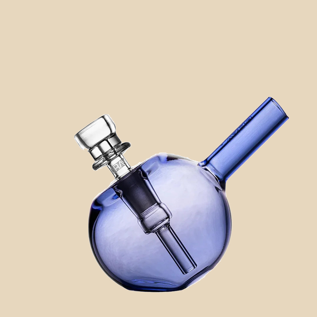 Spherical Pocket Bubbler - Light Cobalt