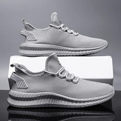 Mesh Men Shoes Breathable White Mens Sneakers Trendy  Lightweight Black Walking Big Size Man Tenis Shoe Zapatillas Hombre
