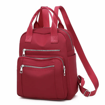 Women Backpack Travel Casual Waterproof Women's Shoulder Bags Female Large Capacity Oxford Rucksack Black Purse