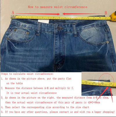 Men's Overalls Jumpsuit Large Size Strap Straight Blue Jeans With 7 Pockets
