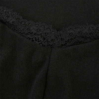 Autumn Spring Women Sexy Lace Patchwork Long Sleeve Split Dress Hip Package Mini Vestido Party Club Low Chest Outfits Cloth