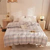 Higt-End Home Textile Fashion Simple Queen King Size Machine Washable Portable Bedding Comforter Cover for All Ages