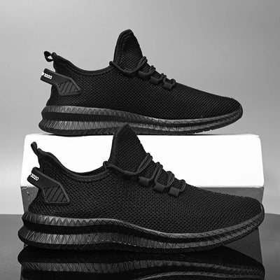 Mesh Men Shoes Breathable White Mens Sneakers Trendy  Lightweight Black Walking Big Size Man Tenis Shoe Zapatillas Hombre