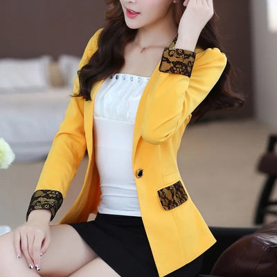 Lace Detail Blazer