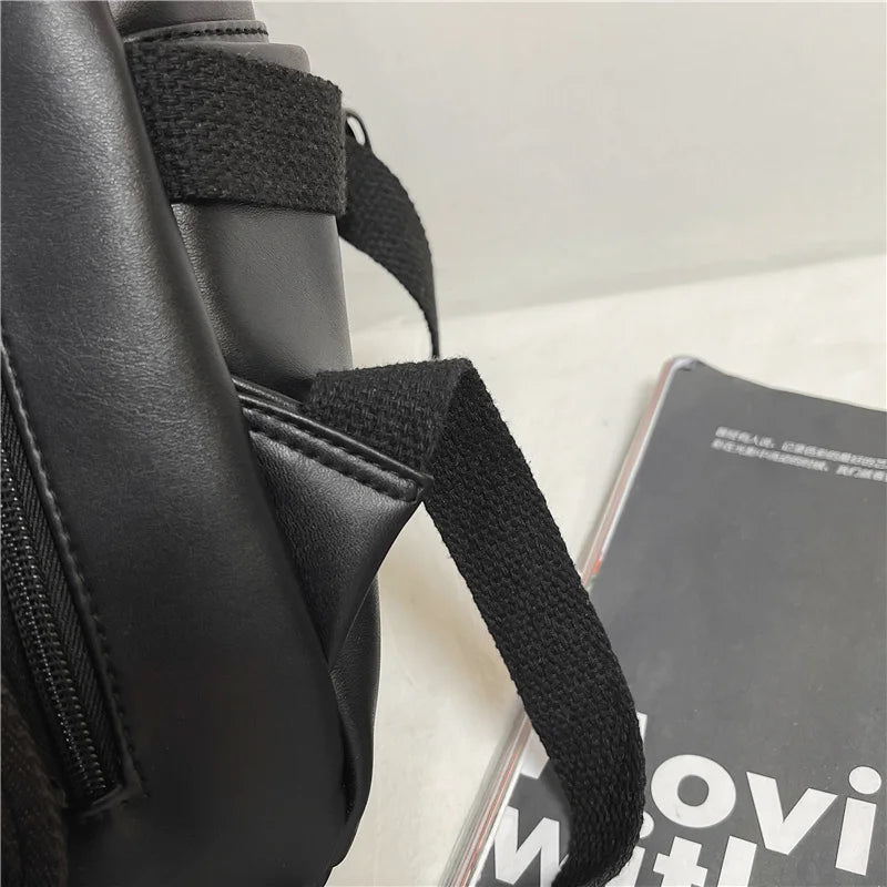 Large Backpack Women Leather Rucksack Women's Knapsack Travel Backpacks Shoulder School Bags for Teenage Girls Mochila Back Pack