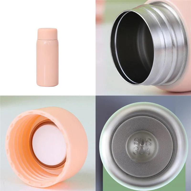 150ml Mini Coffee Thermos Flasks Water Bottle Portable Stainless Steel Small Capacity Insulated Vaccum Flask Travel Thermoses