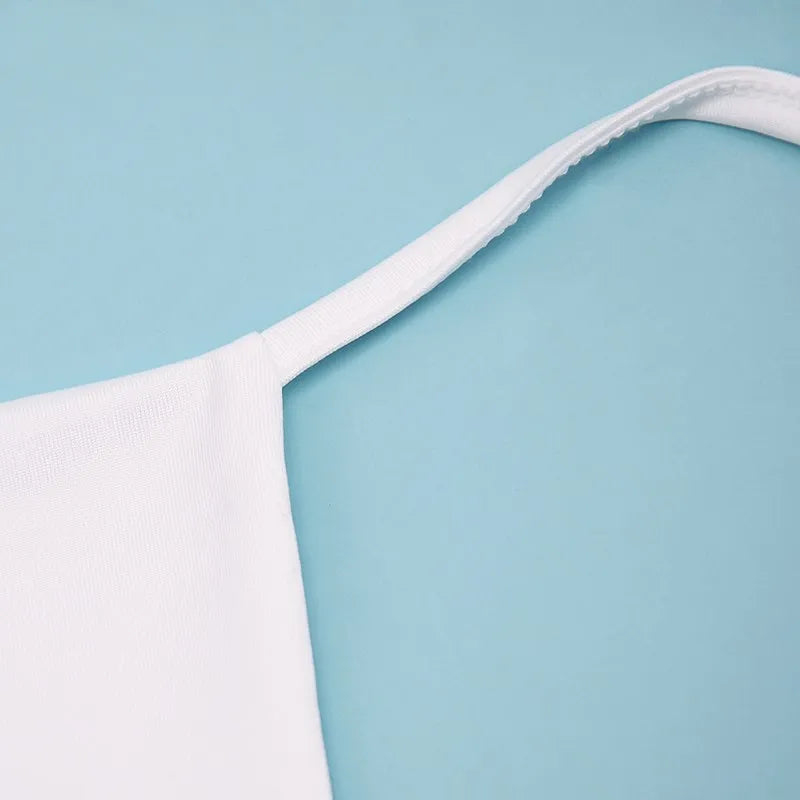 White Halter Top