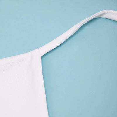 White Halter Top