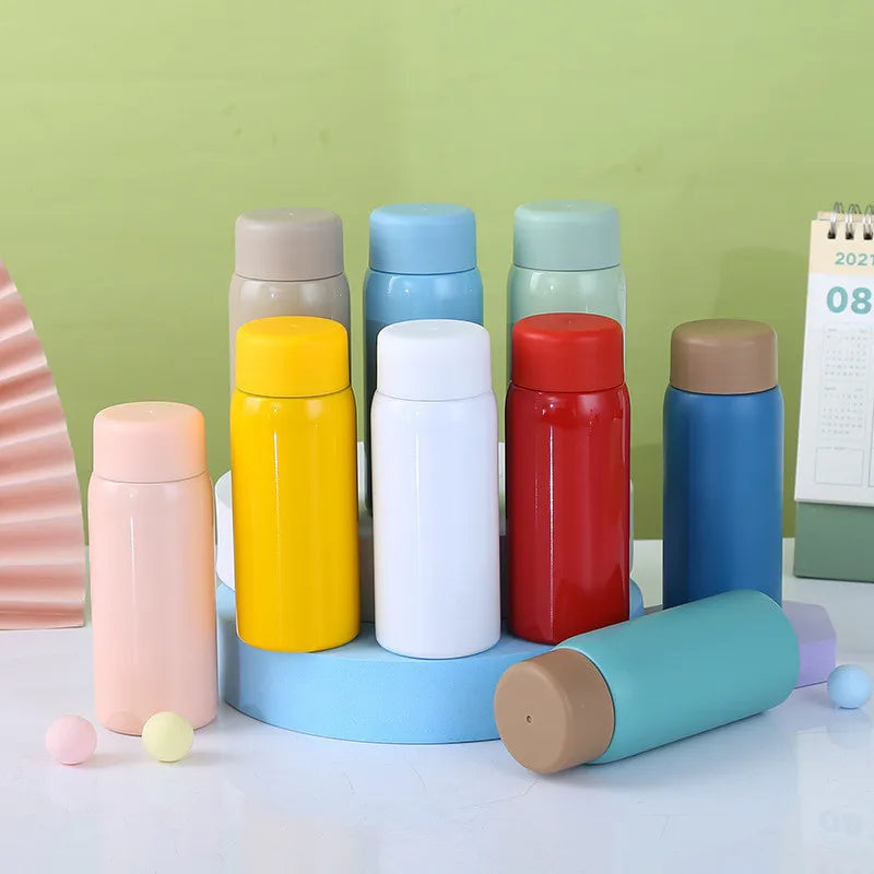 150ml Mini Coffee Thermos Flasks Water Bottle Portable Stainless Steel Small Capacity Insulated Vaccum Flask Travel Thermoses