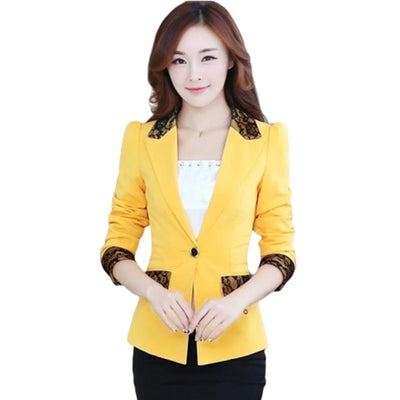 Lace Detail Blazer